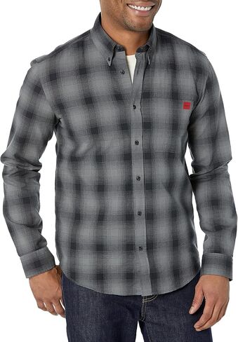 HUGO Men's Slim Fit Long Sleeve Oxford Button Down Shirt in Kuwait