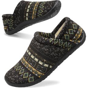 Scurtain Unisex Mens Womens Slippers Fuzzy House Slippers for Women Men Travel Slippers