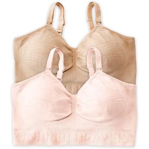 Kindred Bravely 2-Pack Hands Free Pumping Bra Bundle (Beige and Pink, Large) in Saudi Arabia