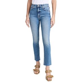 MOTHER Women's Mid Rise Dazzler Ankle Fray Jeans in Saudi Arabia