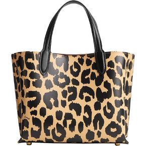 حقيبة يد من Coach Print Willow مقاس 24، جلد الفهد، مقاس واحد in Kuwait