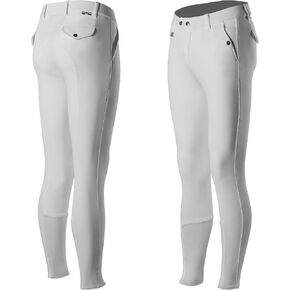 HORZE Mens Grand Prix Silicone Knee Patch Breeches for English Riding in Saudi Arabia
