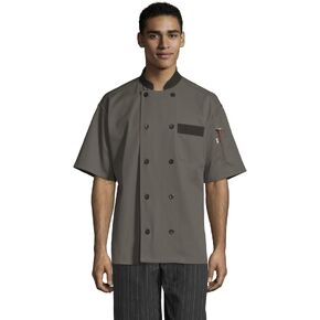 Uncommon Threads Men's Bristol Ss Chef Coat 10 Button