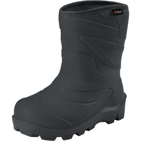 HISEA Kids Rain Boots for Boys Girls Seamless Waterproof Rubber Rain Boots for Little & Big Kid