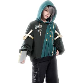BIUTEY لعبة Genshincosplay جاكيت خفيف سترة معطف Tighnari هوديي الرجال أنيمي ثلاثية الأبعاد سحاب مطبوع هوديس معطف
