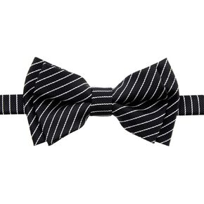 Retreez Stylish Pin Stripes Woven Microfiber Pre-tied Boy's Bow Tie