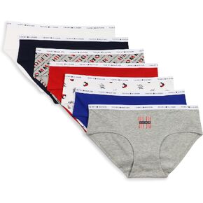ملابس داخلية نسائية من Tommy Hilfiger، ملابس داخلية بيكيني كلاسيكية من القطن بشعار الماركة، 7 قطع in Kuwait