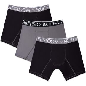 Fruit of the Loom Men's Performance Cooling Boxer Briefs in Saudi Arabia