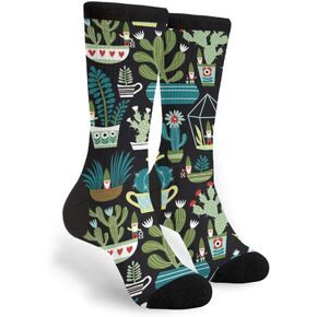YISHOW Novelty Socks Men's Women's Crew Socks Funny Crazy Novelty Socks