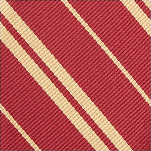Jacob Alexander Woven Double Stripe Boys' 14 inch Zipper Neck Tie in Saudi Arabia