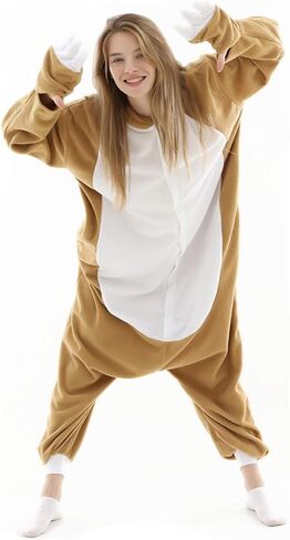 بيجامة vavalad للكبار من ملابس الكسلان ونيسيي لعيد الميلاد زي الحيوانات التأثيرية ملابس منزلية للنساء والرجال in Kuwait