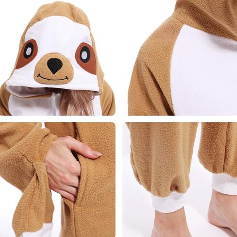 بيجامة vavalad للكبار من ملابس الكسلان ونيسيي لعيد الميلاد زي الحيوانات التأثيرية ملابس منزلية للنساء والرجال in Kuwait