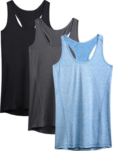 NELEUS Women's Workout Tank Top Racerback Yoga Tanks Athletic Gym Shirts in Kuwait