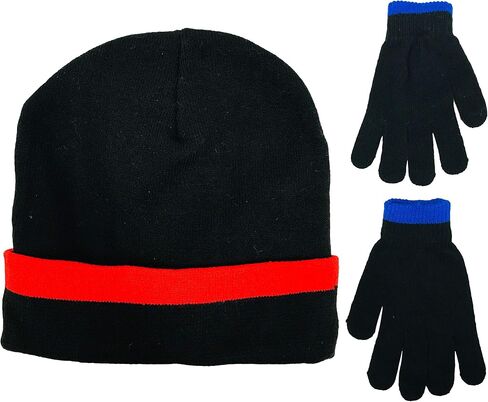 Nintendo Super Mario Boys Winter Hat and Gloves Cold Weather Set, Age 4-7 in Saudi Arabia
