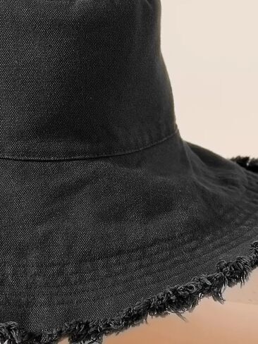 HZEYN Bucket Hats for Women Wide Brim Summer Travel Packable Cotton Bucket Beach Sun Hat UPF 50+ in Kuwait