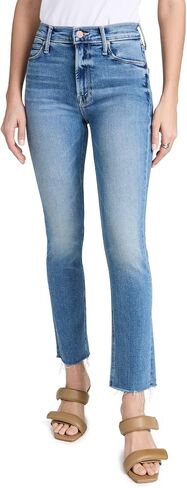 MOTHER Women's Mid Rise Dazzler Ankle Fray Jeans in Saudi Arabia