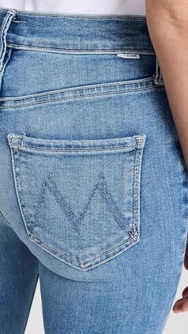 MOTHER Women's Mid Rise Dazzler Ankle Fray Jeans in Saudi Arabia