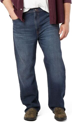Signature by Levi Strauss & Co. بنطال جينز رجالي فضفاض من Gold Label in Kuwait