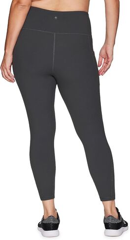 بنطال RBX Active النسائي ذو الحجم الكبير القابل للتمدد للكاحل/الطول الكامل للتمرين والجري وصالة الألعاب الرياضية واليوجا in Kuwait