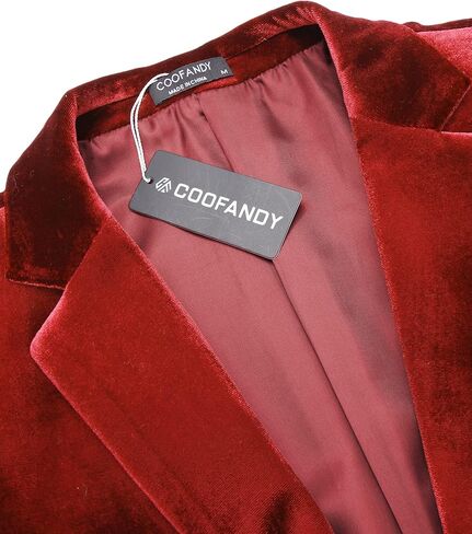 سترة بدلة سهرة للرجال من COOFANDY، سترة بيزلي ذات طية صدر السترة للحفلات الراقصة وحفلات الزفاف in Kuwait