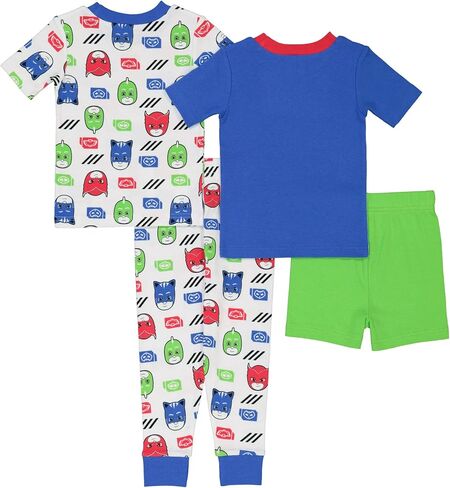 طقم بيجامة قطنية للأولاد مكون من 4 قطع من PJ Masks in Kuwait
