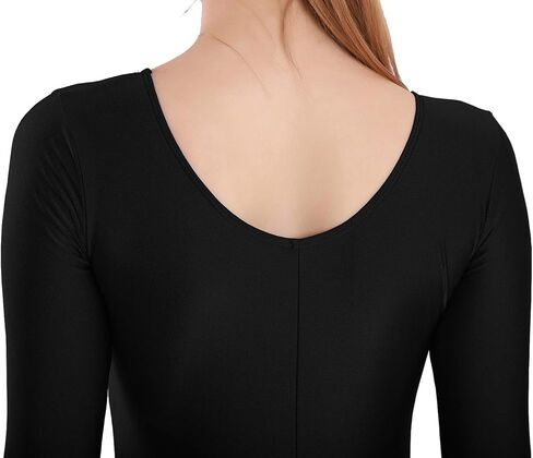 Aoylisey Adult Long Sleeve Plus Size Unitard for Women One Piece Dance Bodysuits 1201 in Saudi Arabia