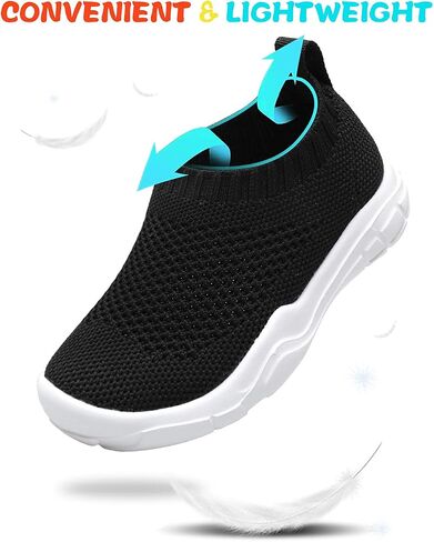 JOINFREE Toddler Boys Girls Sneaker Slip On Shoes Kids Lightweight Breathable Walking Shoes in Saudi Arabia