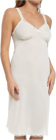 Shadowline Women's 2701428 Daywear 28 Inch Slip, Black,Ivory,White, 34,36,38,40,42,44,46 in Kuwait
