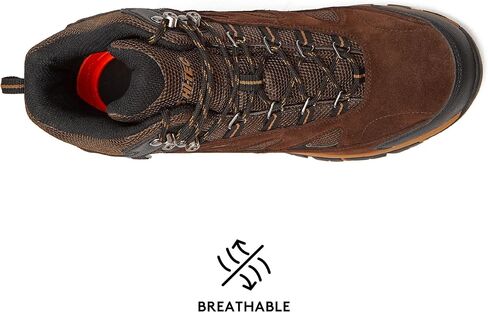 HI-TEC Yosemite WP Mid Waterproof Hiking Boots for Men, Lightweight Breathable Outdoor Trekking Shoes in Kuwait