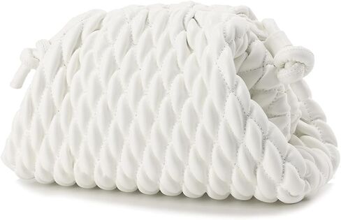 SUMICH محفظة كروس للنساء حقيبة يد مبطنة حقيبة زلابية محفظة سحابية حقيبة مكشكشة مصنوعة يدويًا من الجلد حقيبة هوبو in Kuwait