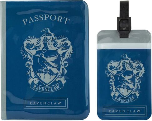 Cinereplicas Harry Potter - Set of Tag & Passport Cover Ravenclaw - Official License in Saudi Arabia