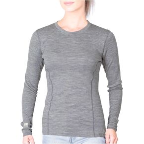 MERIWOOL Womens Base Layer 100% Merino Wool Midweight Long Sleeve Thermal Shirt