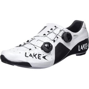 حذاء Lake Cx403 واسع لركوب الدراجات - للرجال أبيض/أسود، 46.0 in Kuwait