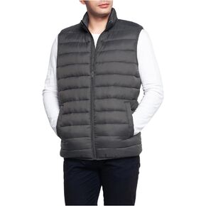 Rokka&Rolla Men's Lightweight Puffer Vest Sleeveless Winter Jacket