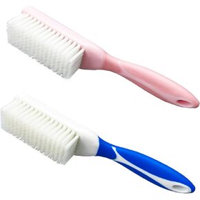 Amangny 2 Pieces Long Handle High Density Soft Bristle Clothes Sneaker Shoe Cleaning Brush in Kuwait