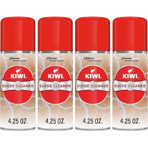 منظف الاحذية من كيوي، مصنوع من الجلد السويدي والنوبوك للاحذية والاحذية وغيرها الكثير، زجاجة بخاخ، 4 اونصة، عبوة من 4 قطع in Kuwait