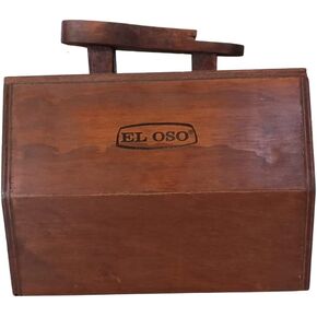 El Oso Dark Brown Wooden Drawer to Polish Shoes in Kuwait