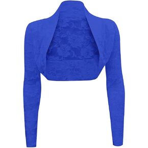 Malarocoby Women's 3 4 Sleeve Shrug Crochet Lace Cardigan Crop Top Crochet Lace Cardigan Sheer Cover Up in Saudi Arabia