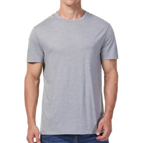 Woolinkin Merino Wool Coolmax Blend T Shirt - Men’s Durable Short Sleeve Wool Base Layer - 150 Lightweight in Saudi Arabia
