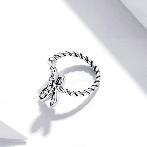 MOWIMO Snake Heart Hoop Earring 925 Sterling Silver Moon Star Dangle Cuff Rainbow Hoop Turquoise Stud Earring Flowers Huggie Earring in Kuwait