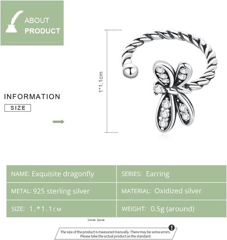 MOWIMO Snake Heart Hoop Earring 925 Sterling Silver Moon Star Dangle Cuff Rainbow Hoop Turquoise Stud Earring Flowers Huggie Earring in Kuwait