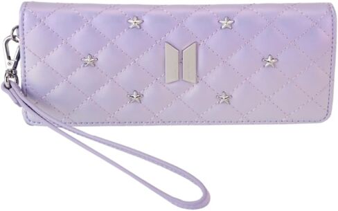 محفظة بقلاب بلون بنفسجي بشعار Loungefly BTS in Kuwait