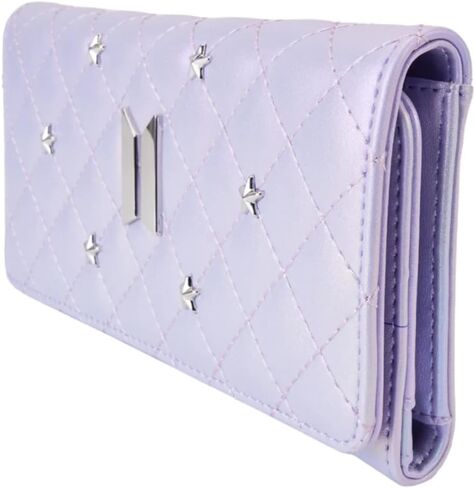 محفظة بقلاب بلون بنفسجي بشعار Loungefly BTS in Kuwait