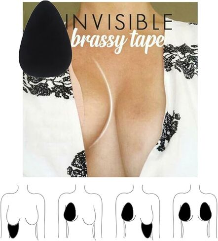 Breast Lift Tape for Large Breasts Waterproof 3 Pairs,Invisible Lift Up Bra Push Up Strong Support for Women A-G Cup in Kuwait