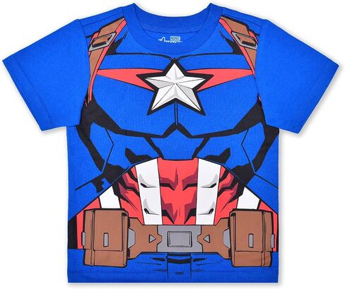 Marvel Avengers Boys’ Captain America, Thor, Hulk or Iron Man T-Shirt and Jogger Set for Toddler and Little Kids in Saudi Arabia