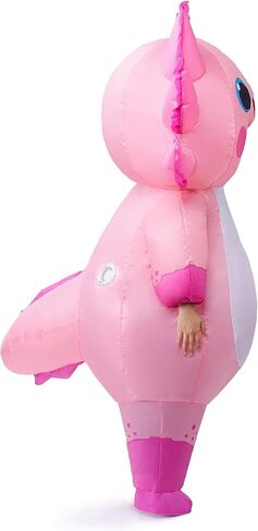 Spooktacular Creations Kids Inflatable Costume, Full Body Pink Axolotl Air Blow Up Halloween Costumes in Saudi Arabia