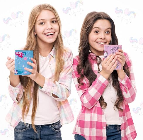 Sweetude 12 Pcs Kids Wallets for Girls Little Girls Wallets with Zipper and Lanyard Cartoon Unicorn Mermaid Butterfly Dolphin Wallet Christmas Birthday Gifts for Girls Age 5-18 Trifold Pocket in Saudi Arabia