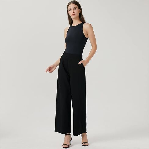 MILOEADEN Factory Direct Sales 2023 Elastic Waist Wide Leg Pants Fashion Temperament Versatile Yoga Pants Womens Sweatpants in Saudi Arabia