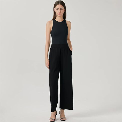 MILOEADEN Factory Direct Sales 2023 Elastic Waist Wide Leg Pants Fashion Temperament Versatile Yoga Pants Womens Sweatpants in Saudi Arabia