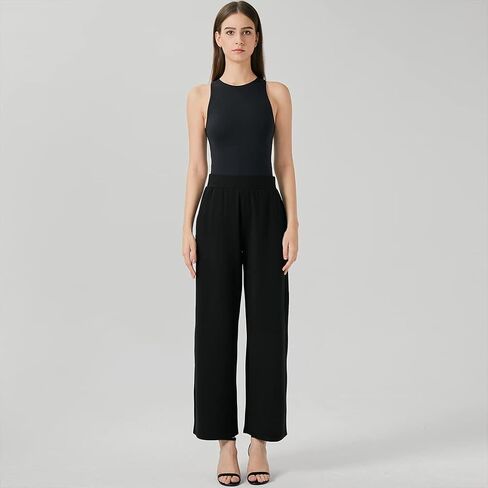 MILOEADEN Factory Direct Sales 2023 Elastic Waist Wide Leg Pants Fashion Temperament Versatile Yoga Pants Womens Sweatpants in Saudi Arabia